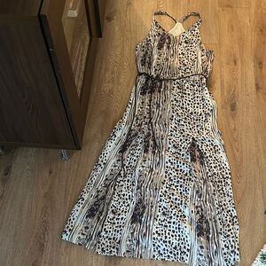 Leopard Print Maxi Dress